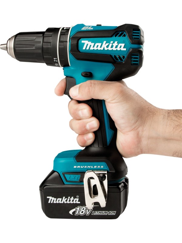 Makita Κρουστικό Δραπανοκατσάβιδο Μπαταρίας Solo Brushless DHP 485Z 18V Makita Κρουστικό Δραπανοκατσάβιδο Μπαταρίας Solo Brushless DHP 485Z 18V