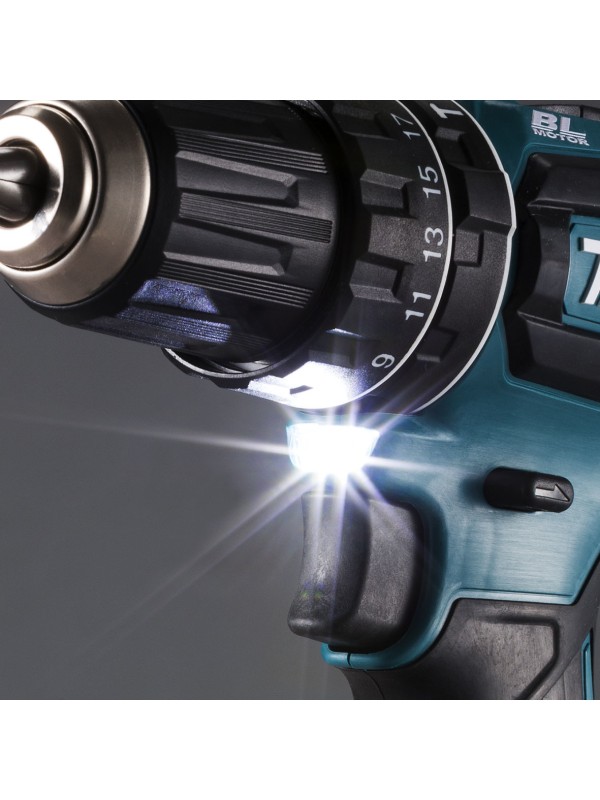 Makita Κρουστικό Δραπανοκατσάβιδο Μπαταρίας Solo Brushless DHP 485Z 18V Makita Κρουστικό Δραπανοκατσάβιδο Μπαταρίας Solo Brushless DHP 485Z 18V