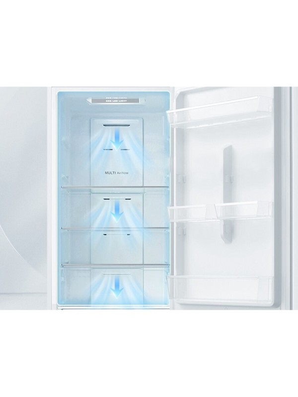  Midea Ψυγείο Δίπορτο 338lt NoFrost Υ172.4xΠ59.5xΒ69.5εκ. Inox MDRT489MTE02E 