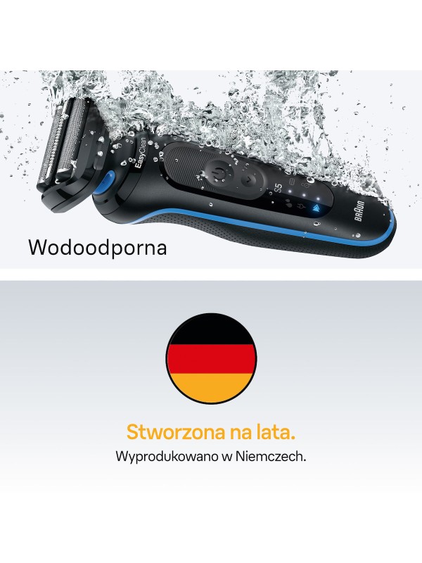 Braun Series 5 52-B 1000 S Ξυριστική Μηχανή Προσώπου Επαναφορτιζόμενη