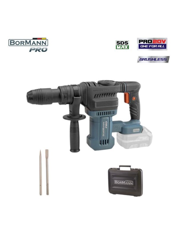 Bormann Κατεδαφιστικό Μπαταρίας Brushless 20V με Υποδοχή SDS Max 073857 Bormann Κατεδαφιστικό Μπαταρίας Brushless 20V με Υποδοχή SDS Max 073857