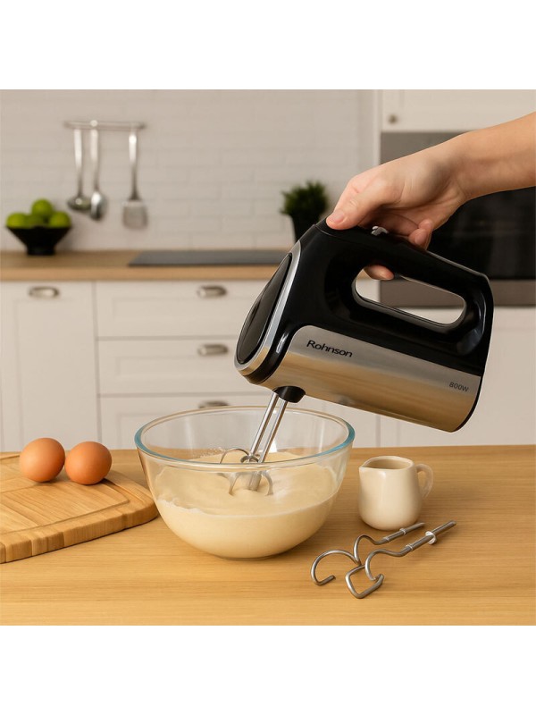 Rohnson Ρ-5518 Μίξερ Χειρός 800W Μαύρο