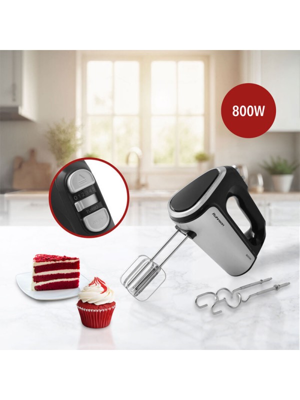 Rohnson Ρ-5518 Μίξερ Χειρός 800W Μαύρο