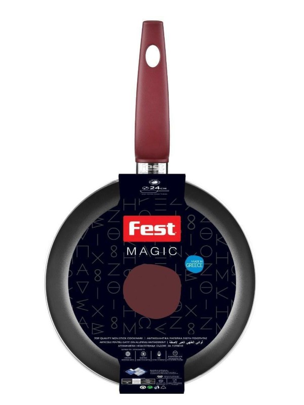 Fest Magic Τηγάνι από Αλουμίνιο με Αντικολλητική Επίστρωση 24cm