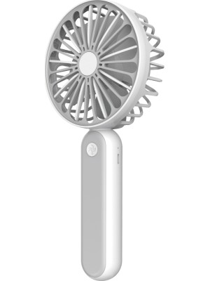  Platinet Ανεμιστηράκι Χειρός USB Επαναφορτιζόμενο 1200mAh 3W 1200mAh Γκρι PRDF6108 45246 
