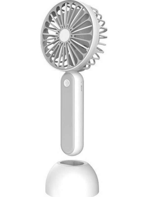 Platinet Ανεμιστηράκι Χειρός USB Επαναφορτιζόμενο 1200mAh 3W 1200mAh Γκρι PRDF6108 45246 Platinet Ανεμιστηράκι Χειρός USB Επαναφορτιζόμενο 1200mAh 3W 1200mAh Γκρι PRDF6108 45246