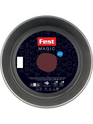 Fest Magic Ταψί Στρογγυλό Αλουμινίου με Αντικολλητική Επίστρωση 23cm