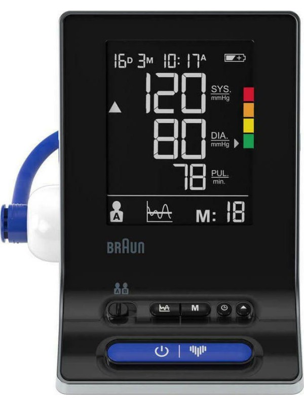 Braun ExactFit 3 Ηλεκτρονικό Πιεσόμετρο Μπράτσου Ακριβείας BUA6150 Braun ExactFit 3 Ηλεκτρονικό Πιεσόμετρο Μπράτσου Ακριβείας BUA6150