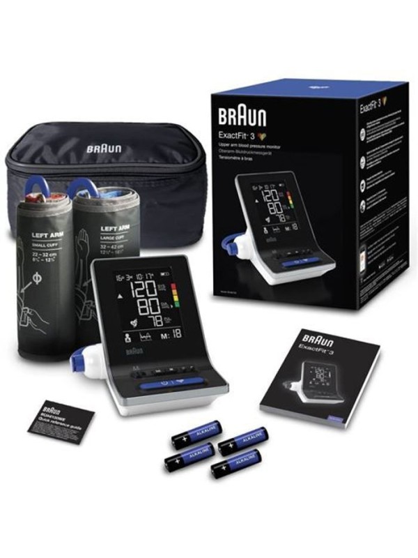 Braun ExactFit 3 Ηλεκτρονικό Πιεσόμετρο Μπράτσου Ακριβείας BUA6150 Braun ExactFit 3 Ηλεκτρονικό Πιεσόμετρο Μπράτσου Ακριβείας BUA6150