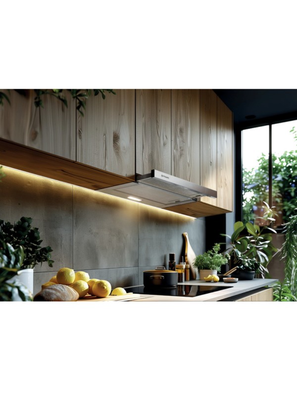 Pyramis PTC63413IX Συρόμενος Απορροφητήρας 60cm Γκρι με Wi-Fi