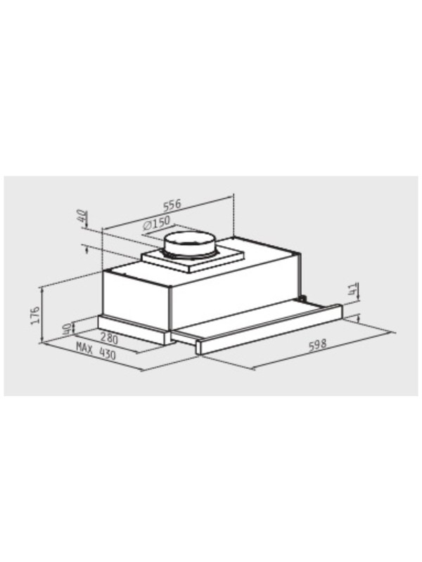 Pyramis PTC63413IX Συρόμενος Απορροφητήρας 60cm Γκρι με Wi-Fi