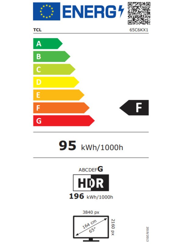 TCL Smart Τηλεόραση 65" 4K UHD Mini LED C6K HDR (2025) 65C6K