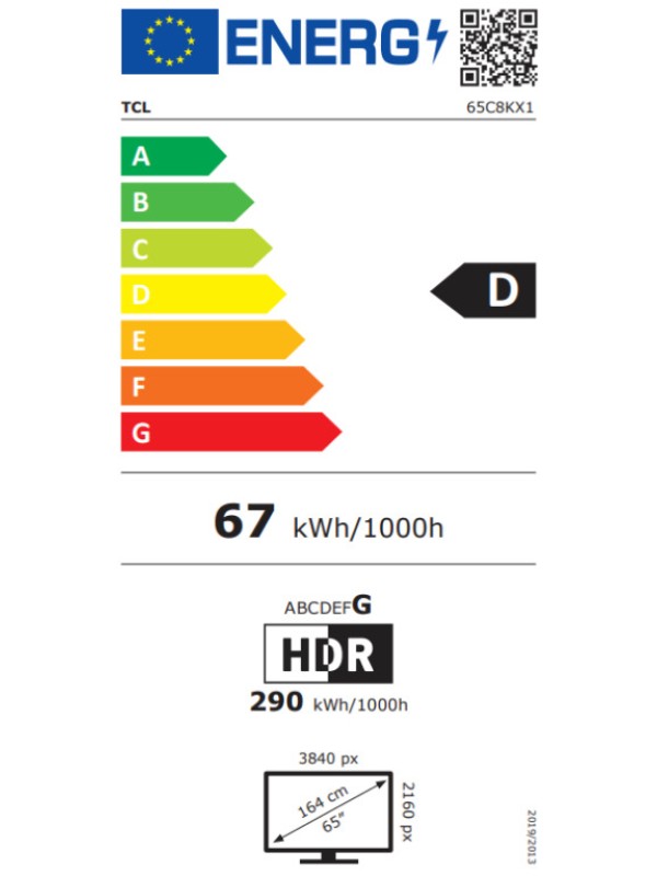 TCL Smart Τηλεόραση 65" 4K UHD QLED C8K HDR (2025) 65C8K