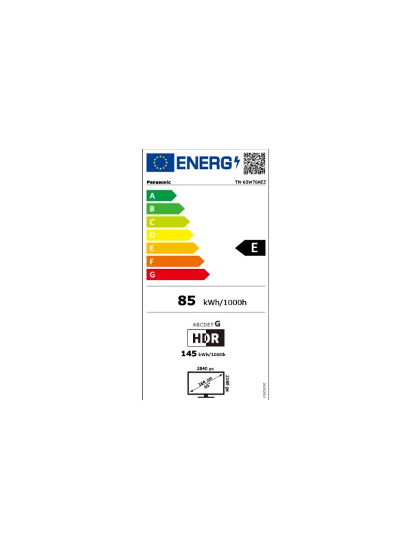 Panasonic Smart Τηλεόραση 65" 4K UHD LED TN-65W70AEZ HDR (2024)