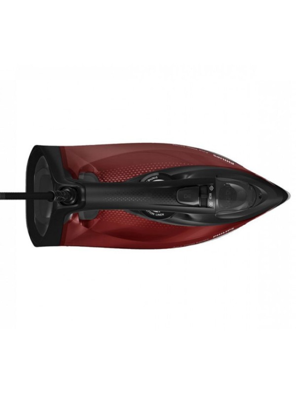  Philips Azur HD 7022/40 Σίδερο Ατμού 2800W με Αντικολλητική Πλάκα και Συνεχόμενη Παροχή Ατμού 50gr/min Black/Red 