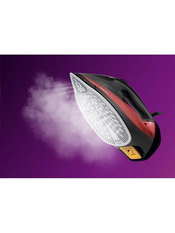  Philips Azur HD 7022/40 Σίδερο Ατμού 2800W με Αντικολλητική Πλάκα και Συνεχόμενη Παροχή Ατμού 50gr/min Black/Red 