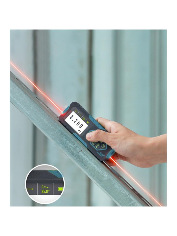 Bormann Pro BDM7100 Μετρητής Απόστασης, 2 Δεσμών Laser 100/200m 078920