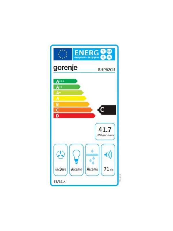 Gorenje BHP62CLI Συρόμενος Απορροφητήρας 60cm Μπεζ 