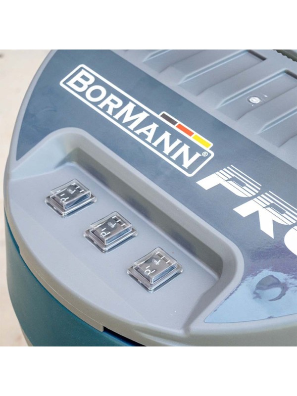 Bormann Pro BVC7510 Σκούπα Υγρών / Στερεών 3000W με Πλαστικό Κάδο 80lt