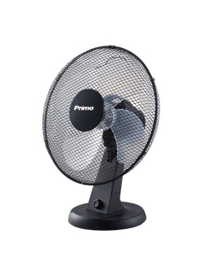 Primo PRTF-80593 Επιτραπέζιος Ανεμιστήρας 50W Διαμέτρου 40cm Μαύρος 