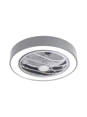  Primo PRCF-80670 Ανεμιστήρας Οροφής 48.26cm με Φως και Τηλεχειριστήριο Λευκός 