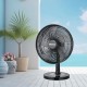 Primo PRTF-80707 Επιτραπέζιος Ανεμιστήρας 50W Διαμέτρου 40.64cm Μαύρος 