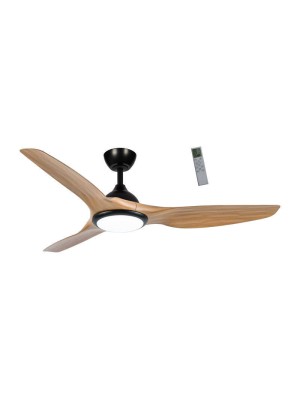  Primo PRCF-80722 Ανεμιστήρας Οροφής 132.08cm με Φως και Τηλεχειριστήριο Καφέ 