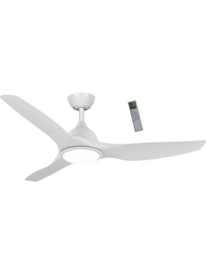  Primo PRCF-80723 Ανεμιστήρας Οροφής 132.08cm με Φως και Τηλεχειριστήριο Λευκός 