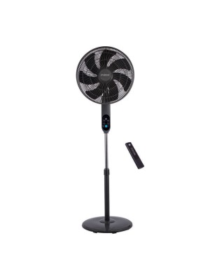 Primo PRSF-80735 Ανεμιστήρας Ορθοστάτης 70W Διαμέτρου 40cm με Τηλεχειριστήριο Γκρι 