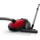  Philips PowerGo HD 8243/ 09 Ηλεκτρική Σκούπα 900W με Σακούλα 3lt Κόκκινη 