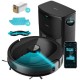  Cecotec Conga 8290 Σκούπα Ρομπότ για Σκούπισμα & Σφουγγάρισμα με Χαρτογράφηση και Wi-Fi Μαύρη 
