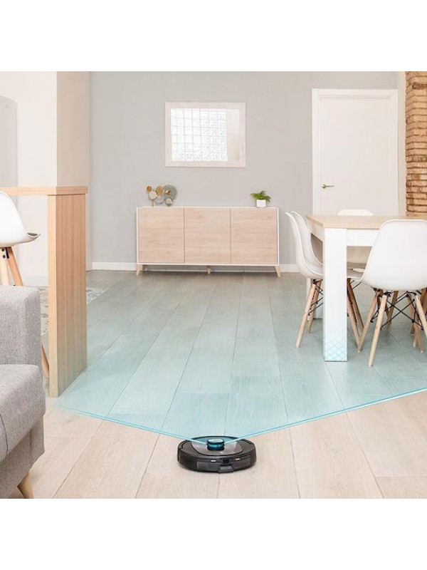  Cecotec Conga 8290 Σκούπα Ρομπότ για Σκούπισμα & Σφουγγάρισμα με Χαρτογράφηση και Wi-Fi Μαύρη 