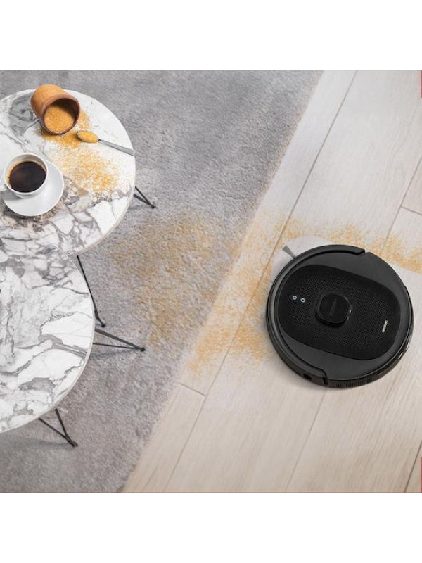  Cecotec Conga 8290 Σκούπα Ρομπότ για Σκούπισμα & Σφουγγάρισμα με Χαρτογράφηση και Wi-Fi Μαύρη 