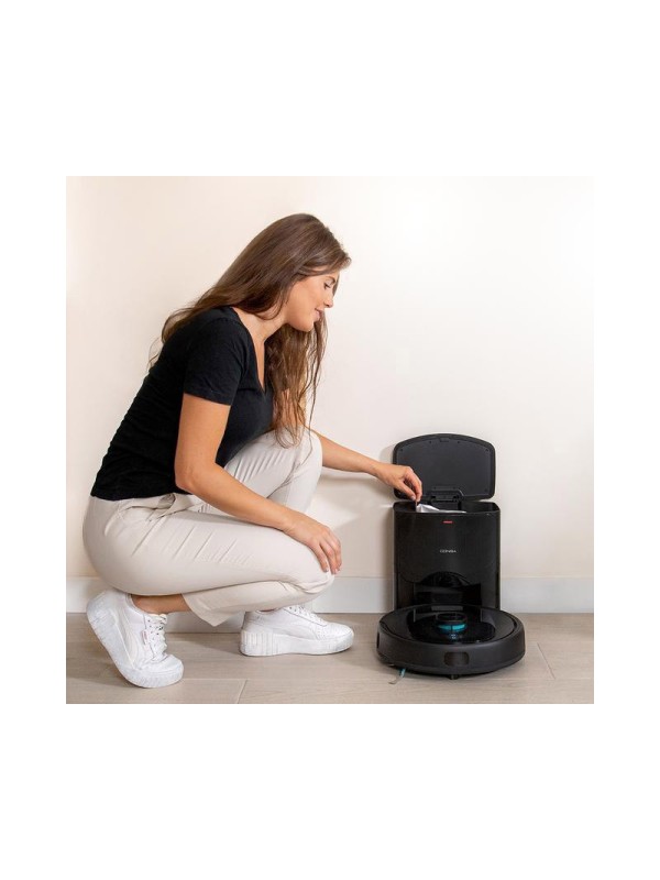  Cecotec Conga 8290 Σκούπα Ρομπότ για Σκούπισμα & Σφουγγάρισμα με Χαρτογράφηση και Wi-Fi Μαύρη 