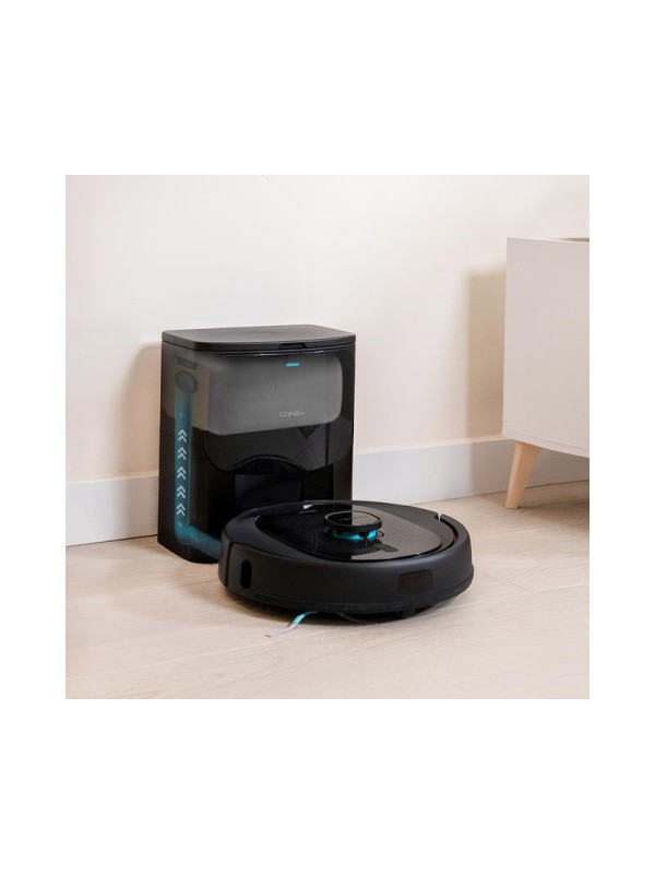  Cecotec Conga 8290 Σκούπα Ρομπότ για Σκούπισμα & Σφουγγάρισμα με Χαρτογράφηση και Wi-Fi Μαύρη 