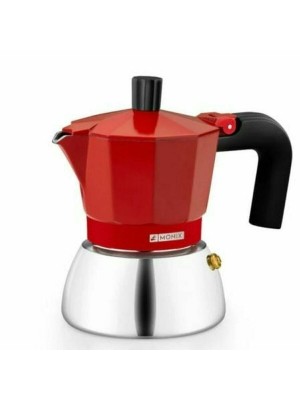 ΚΑΦΕΤΙΕΡΑ MONIX INDUCTION INOX RED ΓΙΑ ΕΣΠΡΕΣΣΟ 