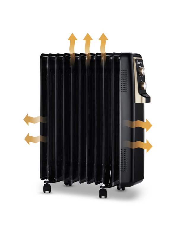 Izzy IZ-9029 Καλοριφέρ Λαδιού με 11 φέτες 2500W Izzy IZ-9029 Καλοριφέρ Λαδιού με 11 φέτες 2500W