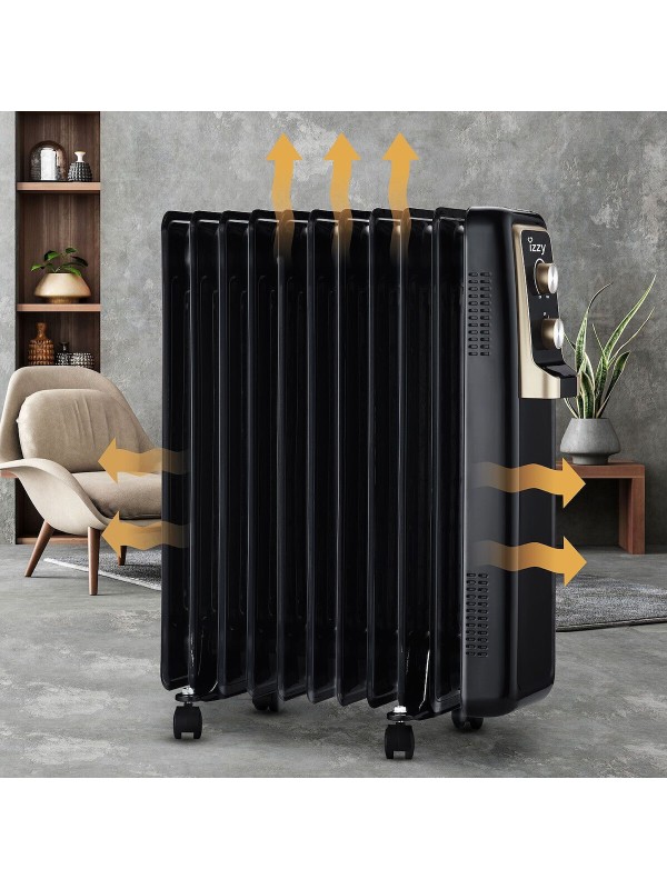 Izzy IZ-9029 Καλοριφέρ Λαδιού με 11 φέτες 2500W Izzy IZ-9029 Καλοριφέρ Λαδιού με 11 φέτες 2500W