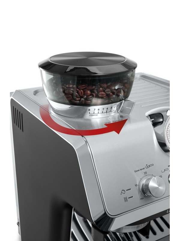 De'Longhi La Specialista Arte Αυτόματη Μηχανή Espresso 1400W Πίεσης 15bar με Μύλο Άλεσης Ασημί EC9155MB