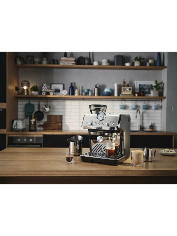 De'Longhi La Specialista Arte Αυτόματη Μηχανή Espresso 1400W Πίεσης 15bar με Μύλο Άλεσης Ασημί EC9155MB