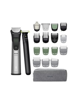 Philips All-in-One 9000 Series Σετ Κουρευτικής Μηχανής Ασημί MG9557/15