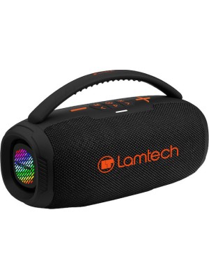  Lamtech Bass Boost Party Box Ηχείο Bluetooth 20W με Ραδιόφωνο και Διάρκεια Μπαταρίας έως 6 ώρες Black Orange 980961