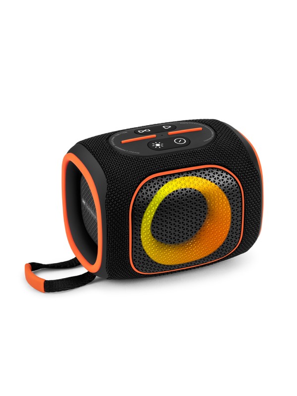  Lamtech Ηχείο Bluetooth 20W με Διάρκεια Μπαταρίας έως 8 ώρες Black Orange LAM980978 