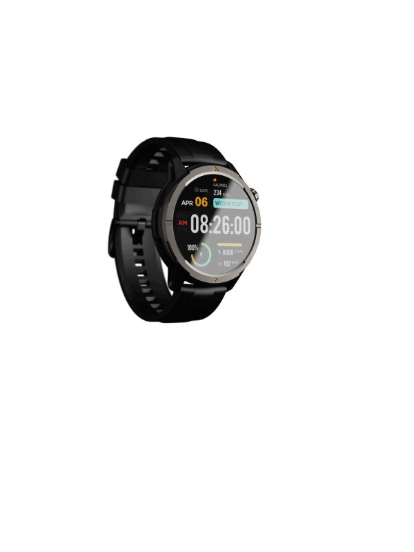 AGM Legion Smartwatch με Παλμογράφο (Μαύρο)