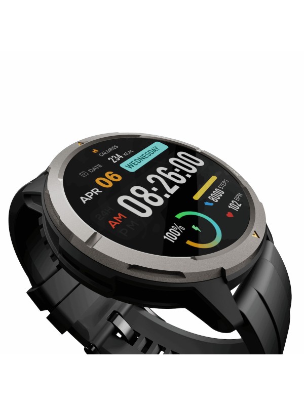 AGM Legion Smartwatch με Παλμογράφο (Μαύρο)