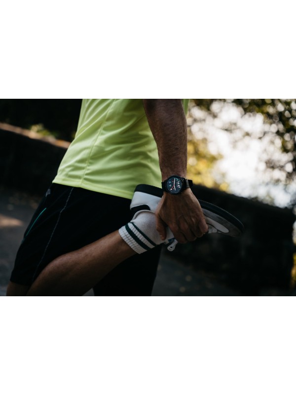 AGM Legion Smartwatch με Παλμογράφο (Μαύρο)