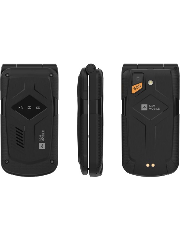  AGM M10 Dual SIM Κινητό με Μεγάλα Κουμπιά Μαύρο 