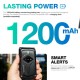  AGM M10 Dual SIM Κινητό με Μεγάλα Κουμπιά Μαύρο 
