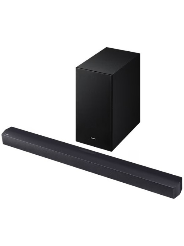 Samsung HW-B450F Soundbar 2.1 Bluetooth και HDMI με Ασύρματο Subwoofer και Τηλεχειριστήριο Μαύρο