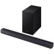 Samsung HW-B450F Soundbar 2.1 Bluetooth και HDMI με Ασύρματο Subwoofer και Τηλεχειριστήριο Μαύρο